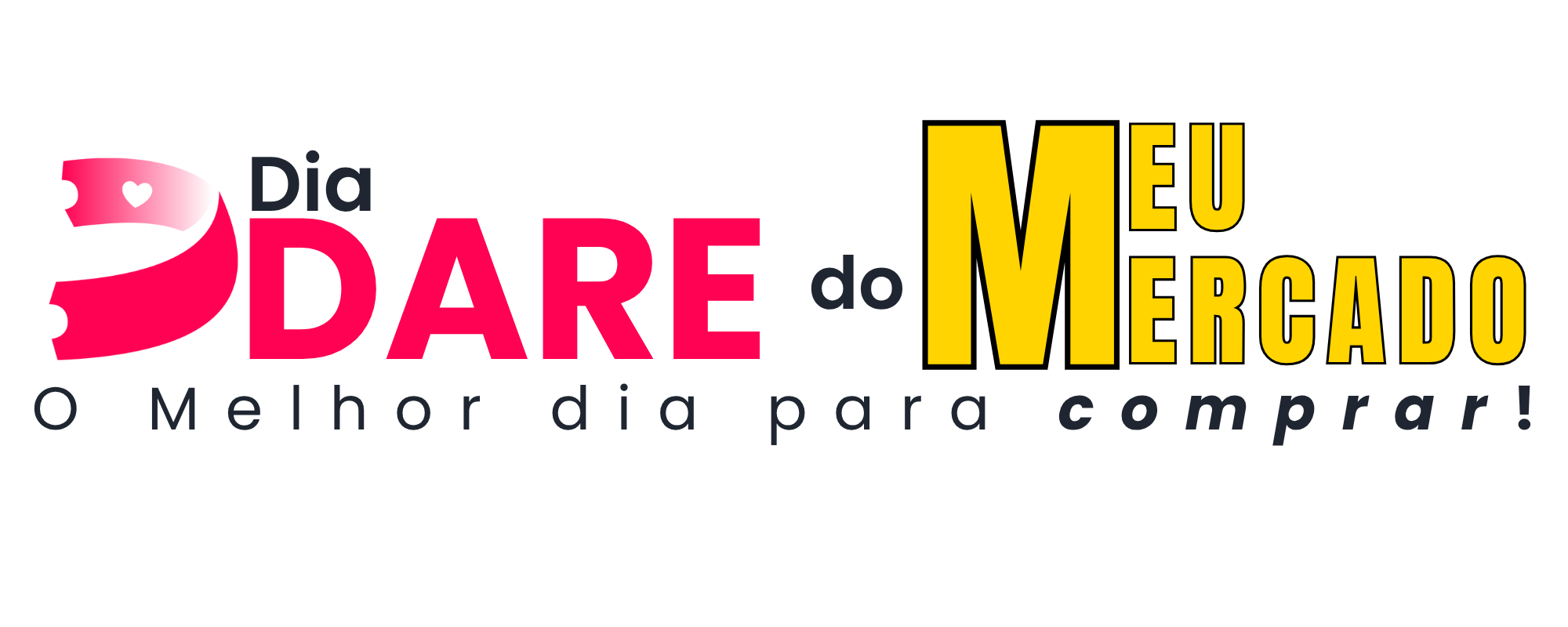 Composição Dia DARE do Meu Mercado, representando o pertencimento do evento ao supermercado local.